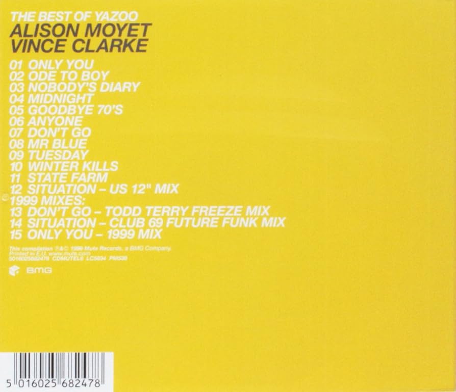 Only Yazoo - The Best of Yazoo: Amazon.pl: Płyty CD i winylowe